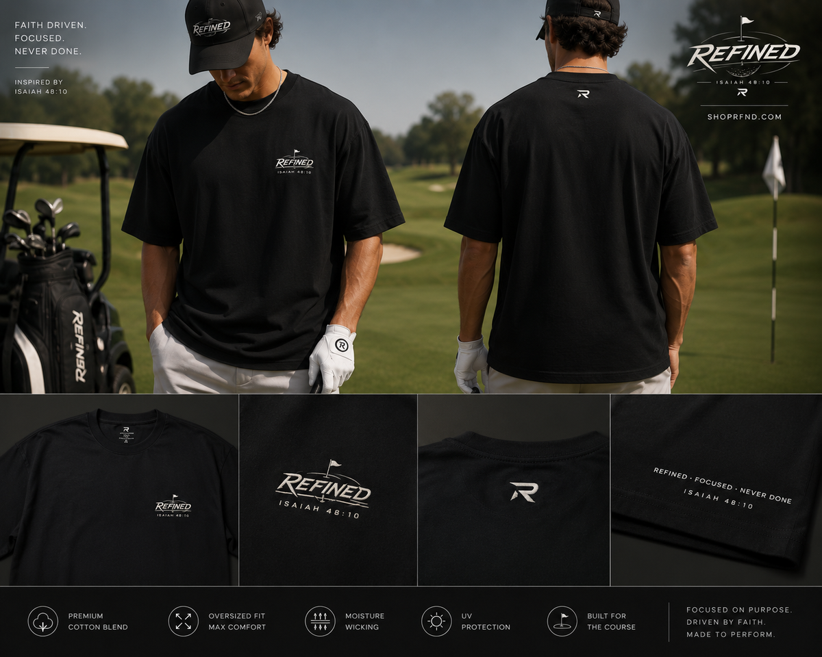REFINED Isaiah 48:10 Golf Tee
