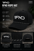RFND Performance Rope Hat Premium Lightweight Ventilated Golf Snapback